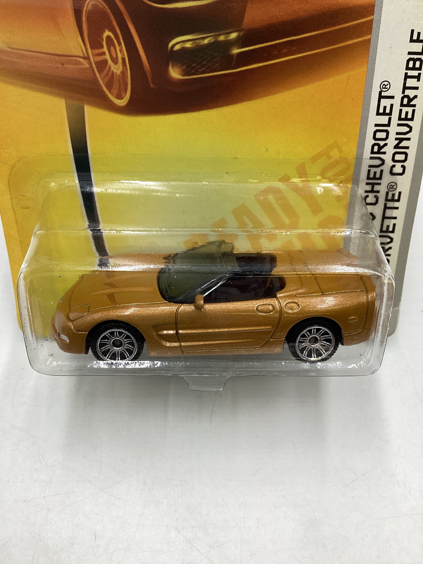 Matchbox #25 00 Chevrolet Corvette Convertible Brown 206D