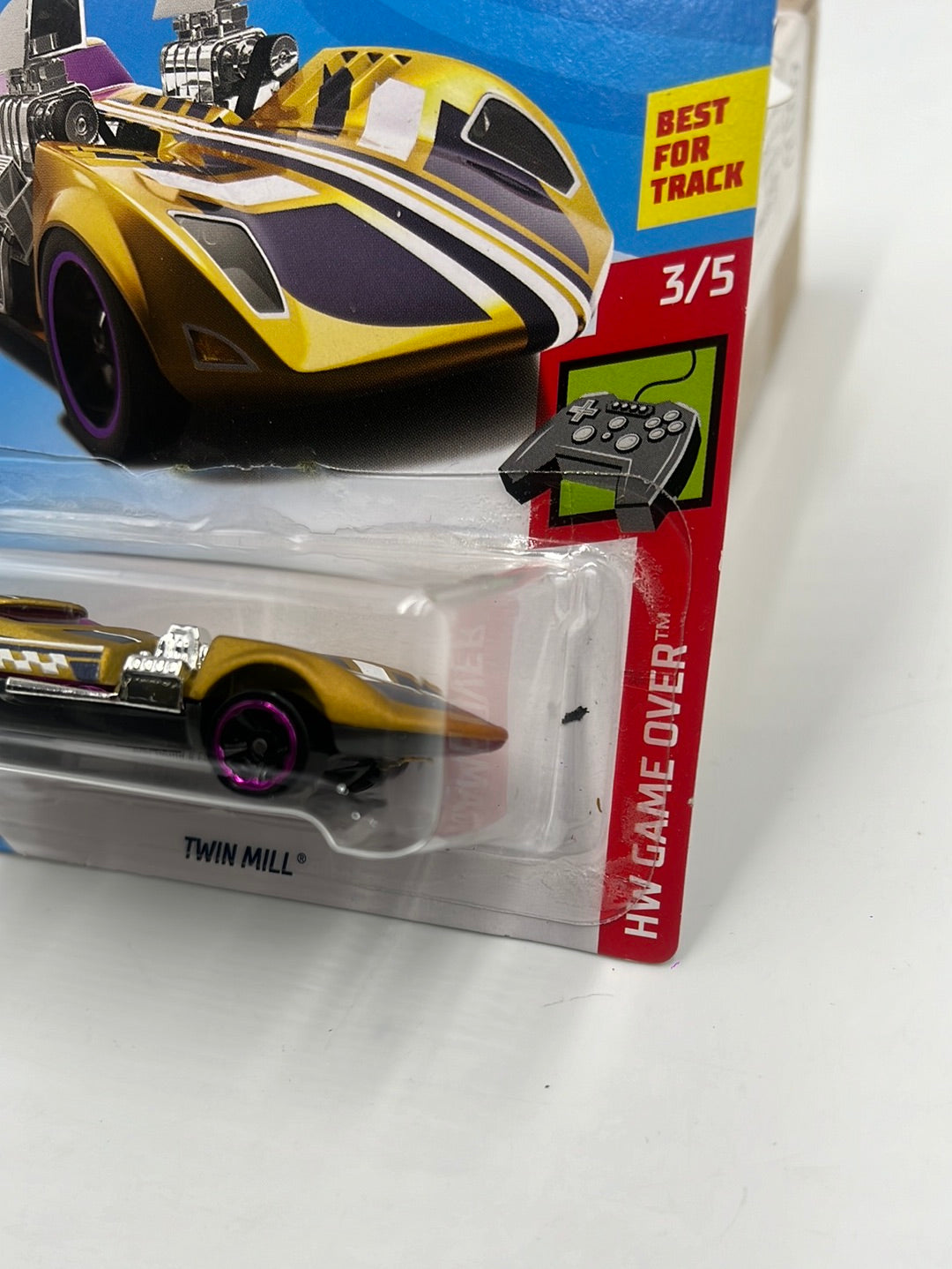 Hot Wheels 2019 Treasure Hunt Twin Mill #93 277Q