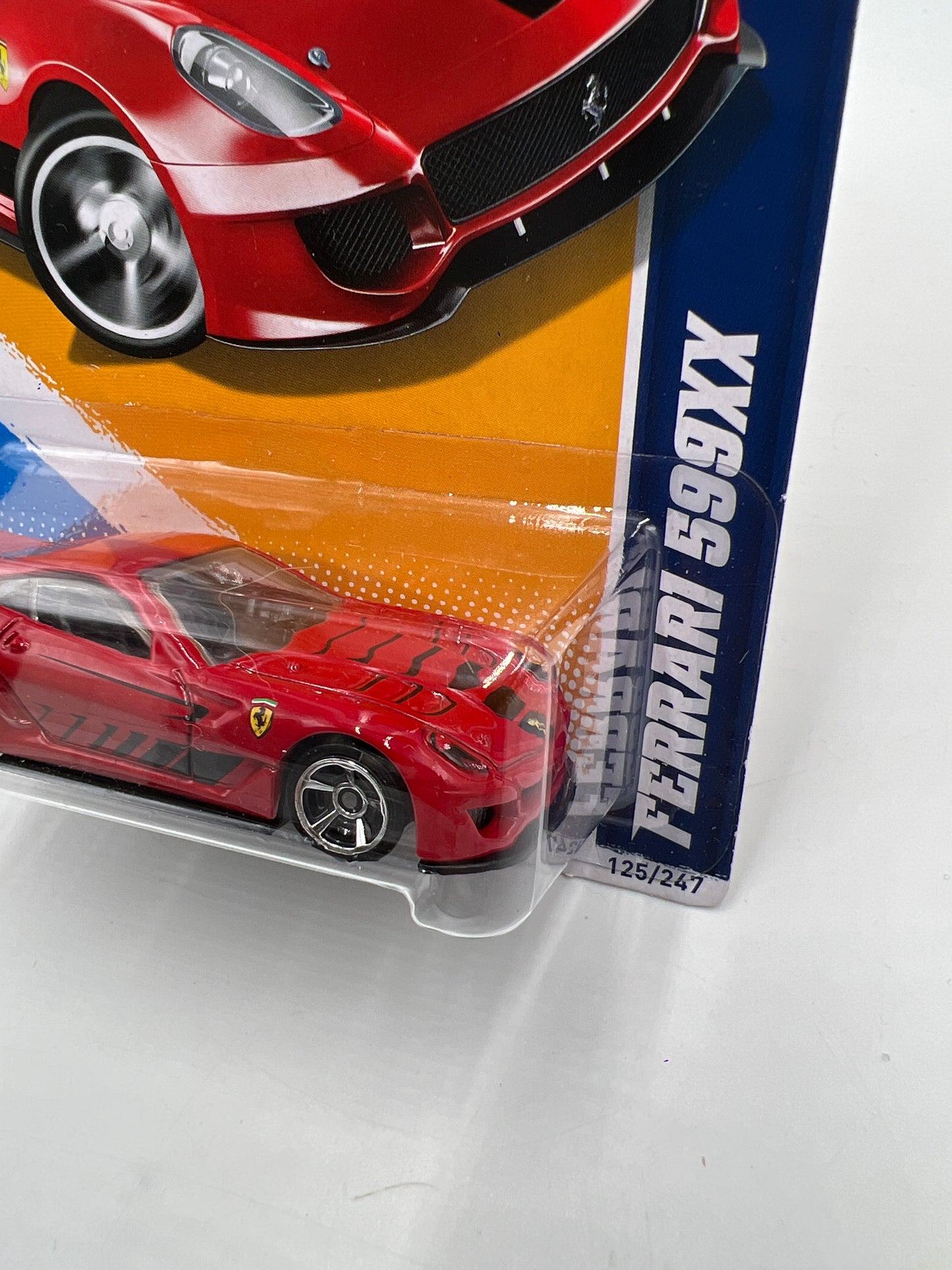 2012 Hot Wheels All Stars #125 Ferrari 599XX Red HTF W/Protector