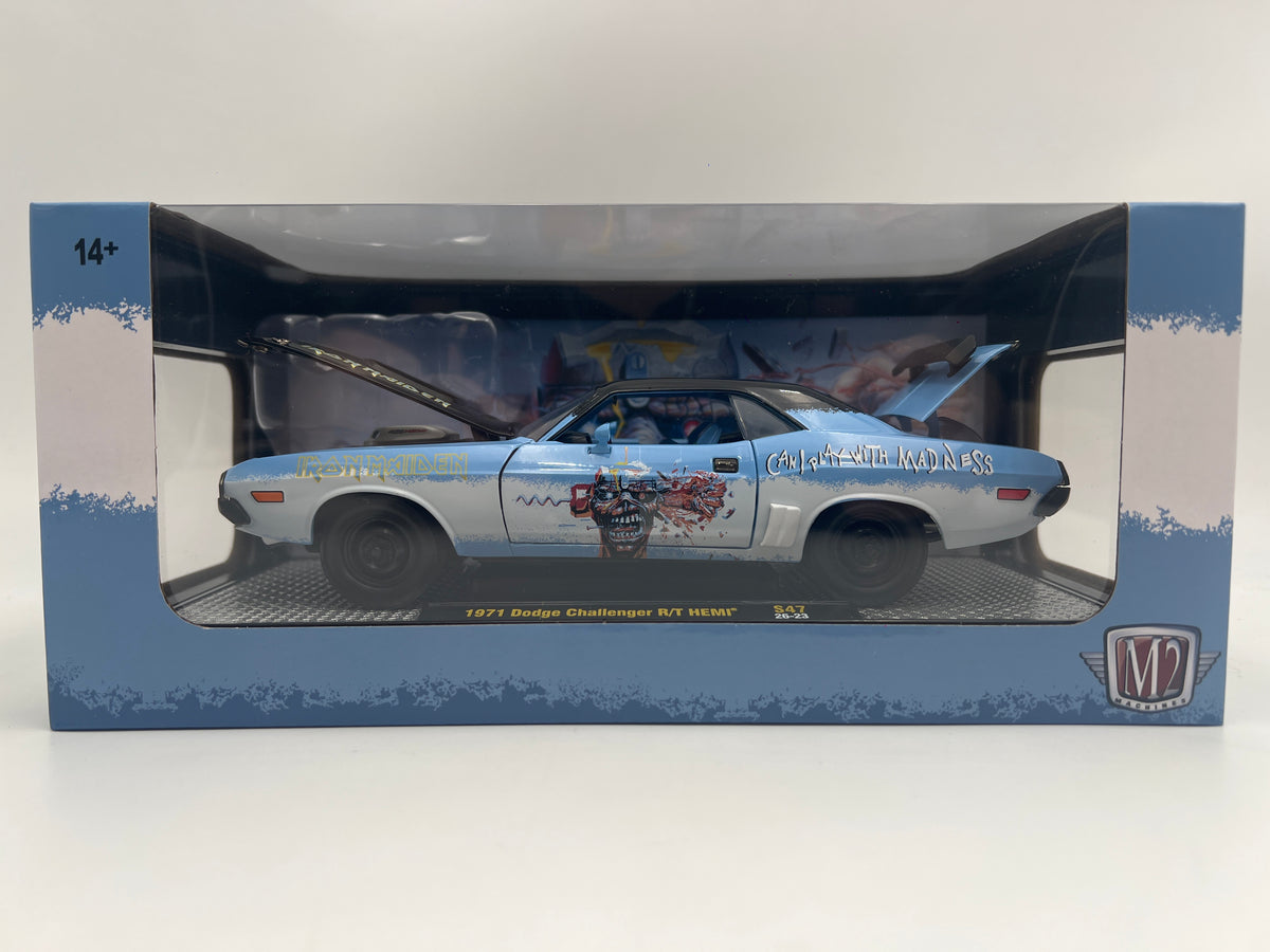 M2 Machines 1/24 Scale S47 Rock Legends Iron Maiden 1971 Dodge Challenger R/T Hemi