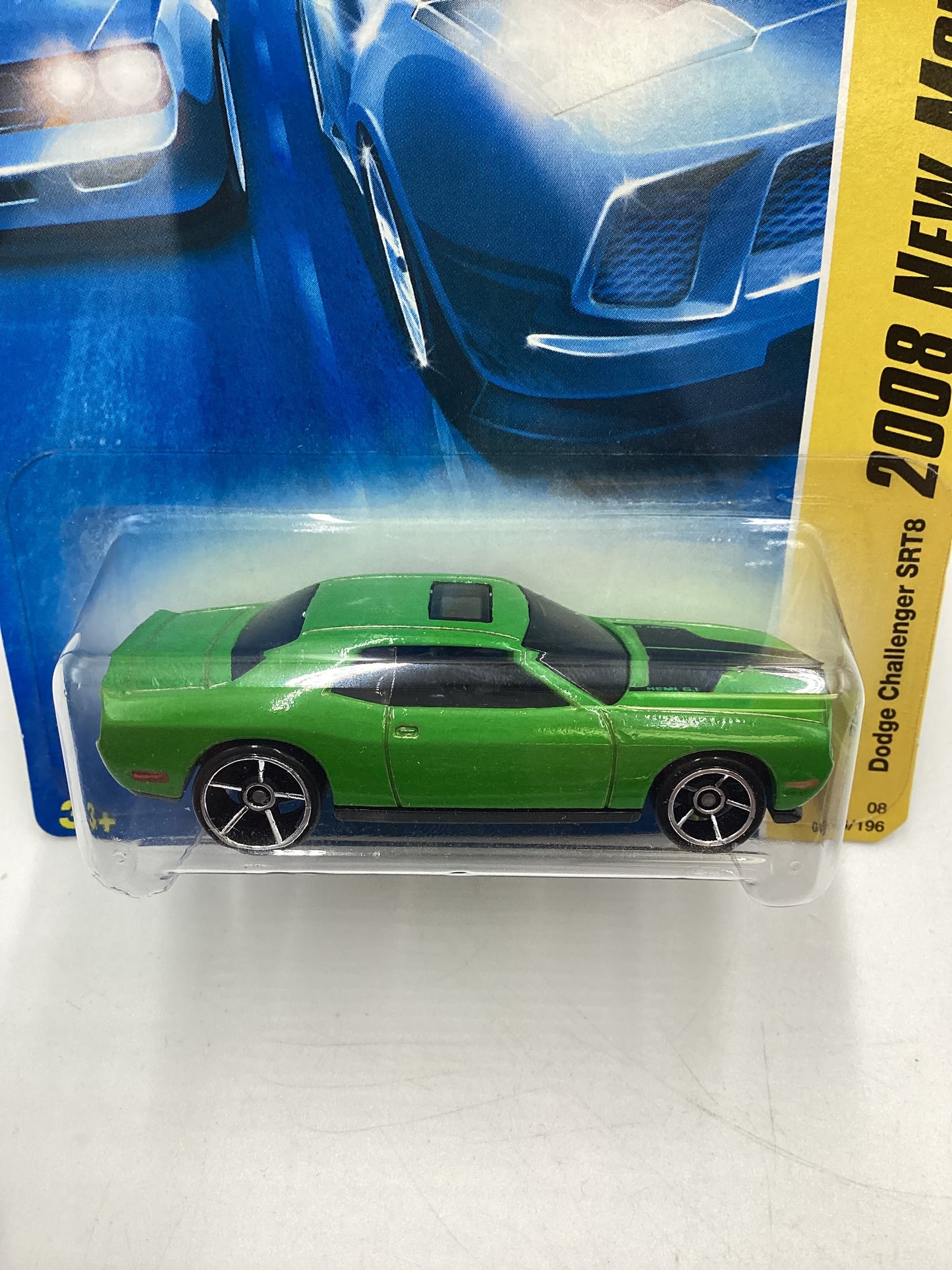 2008 Hot Wheels New Models #16 Dodge Challenger SRT8 Green 54G