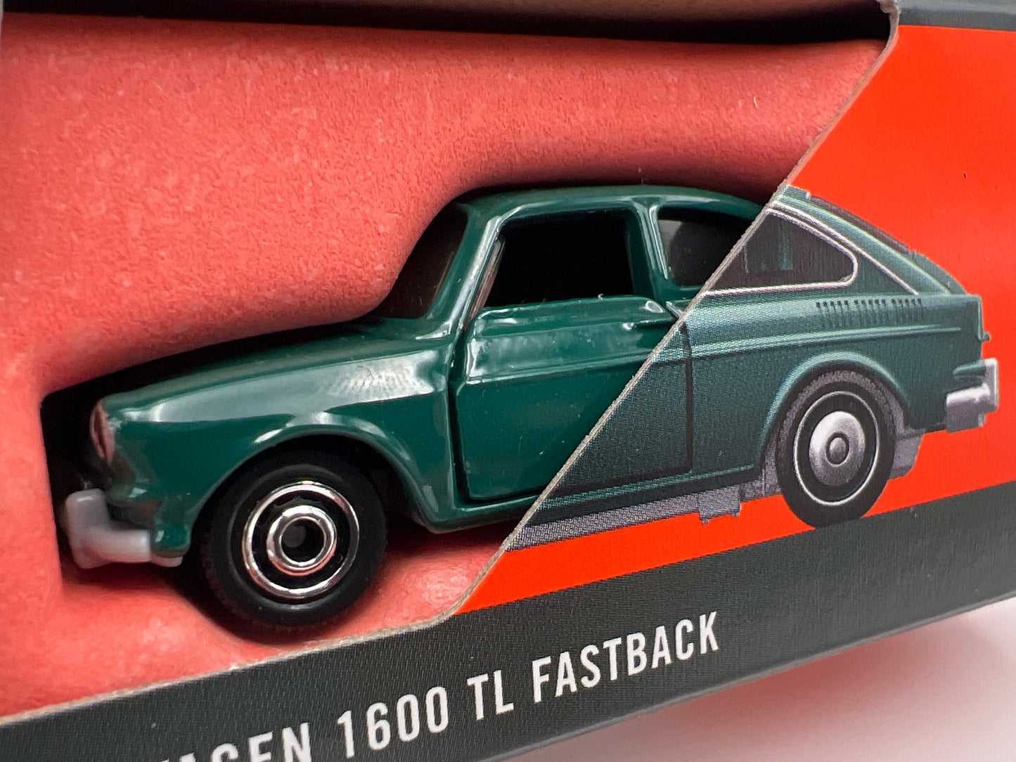 Matchbox Moving Parts #22 1965 Volkswagen 1600 TL Fastback Green 169o