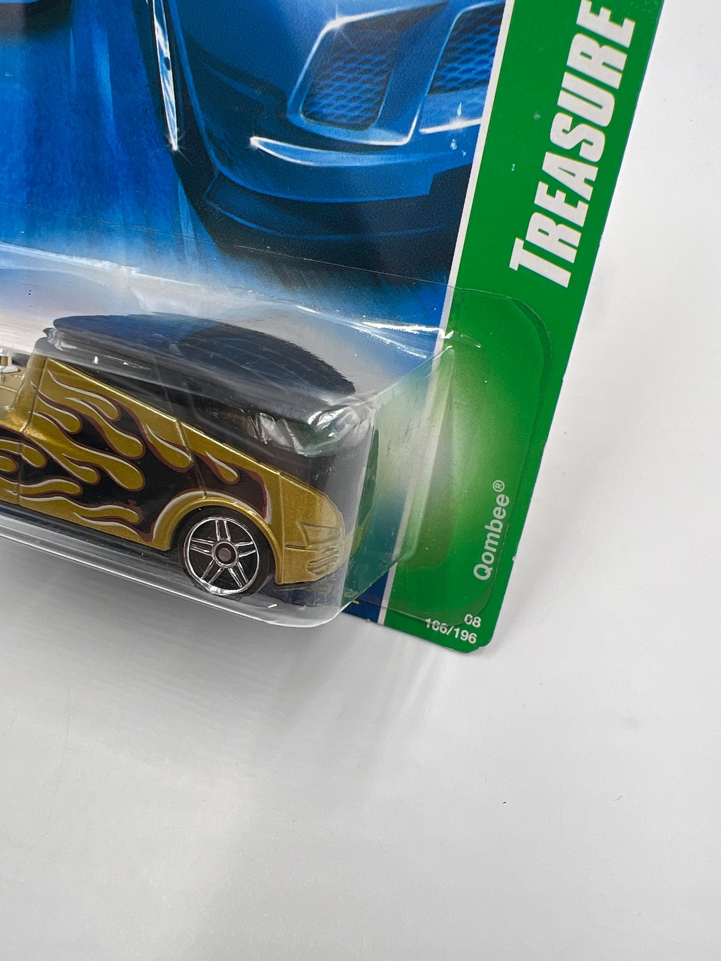 2008 Hot Wheels Treasure Hunt #166 Qombee Gold/Black