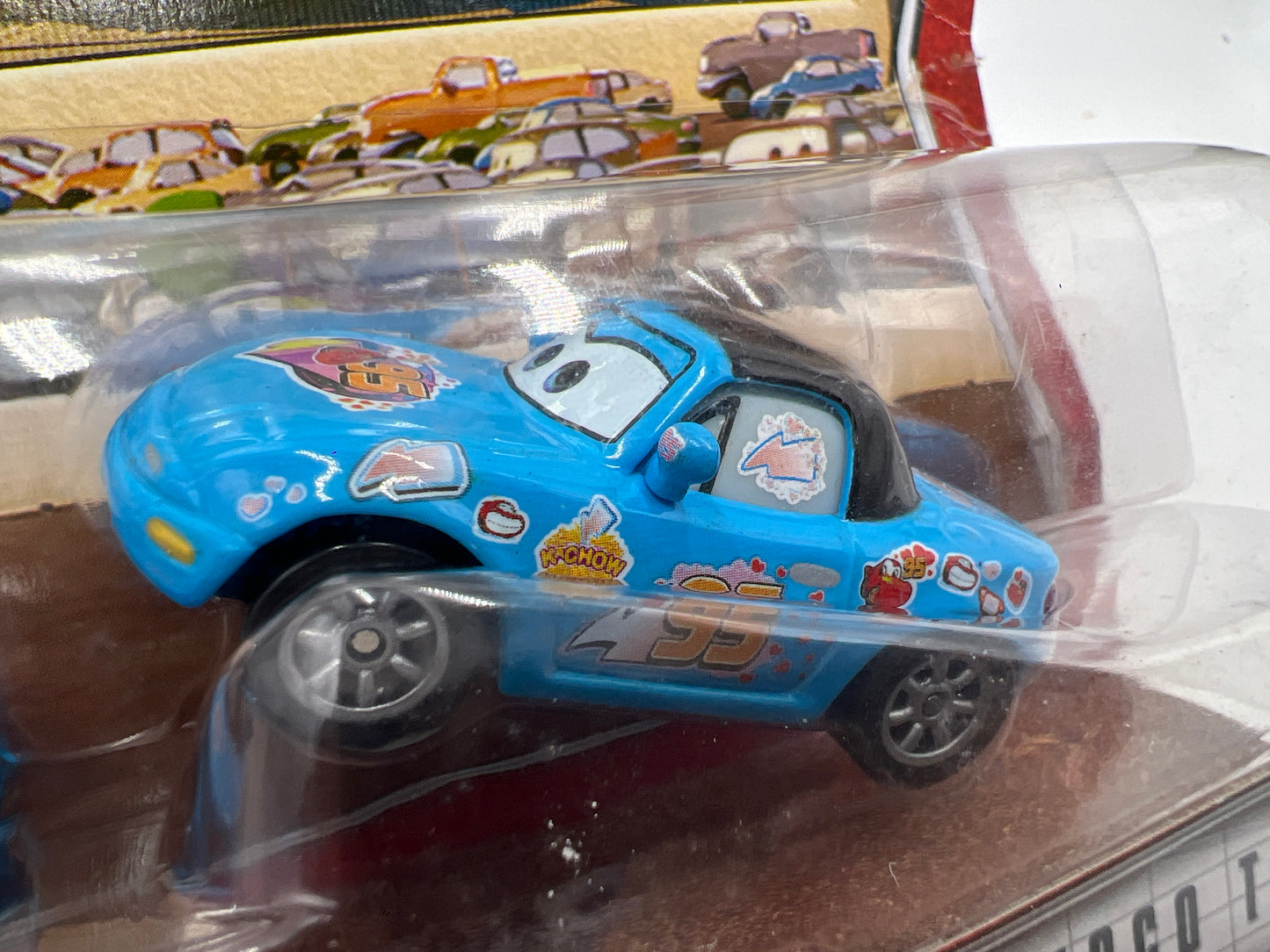 Disney Pixar The World Of Cars 2 Pack Movie Moments Dinoco Mia & Dinoco Tia 142i