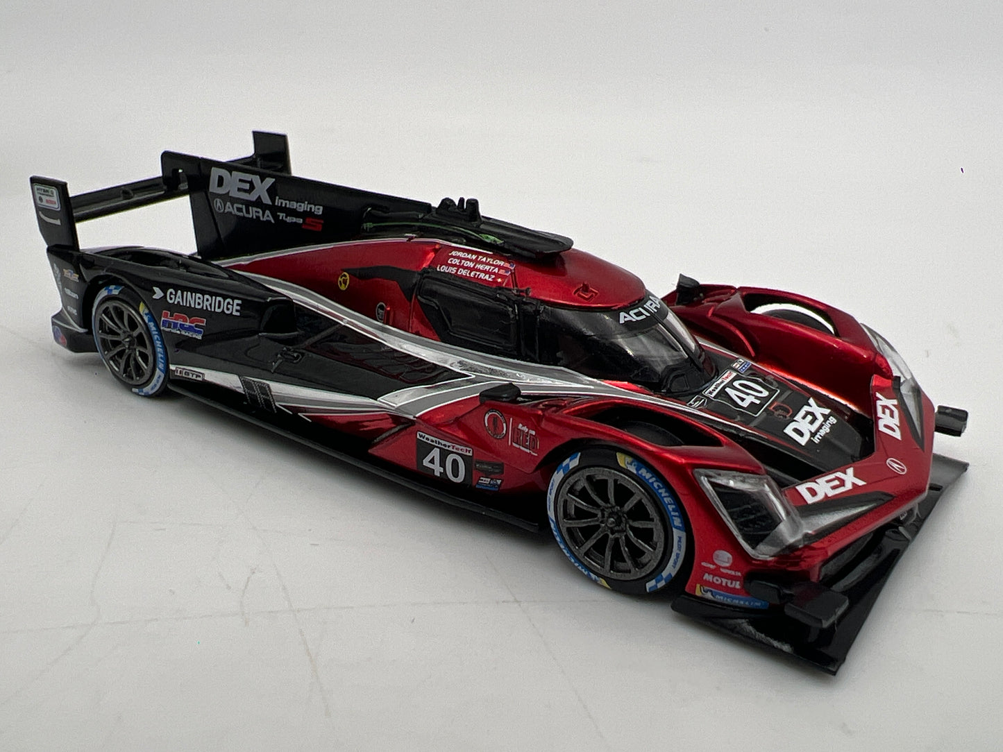 Mini GT #837 Acura ARX-06 GTP #40 2024 IMSA Sebring 12Hrs Winner DEX Imaging