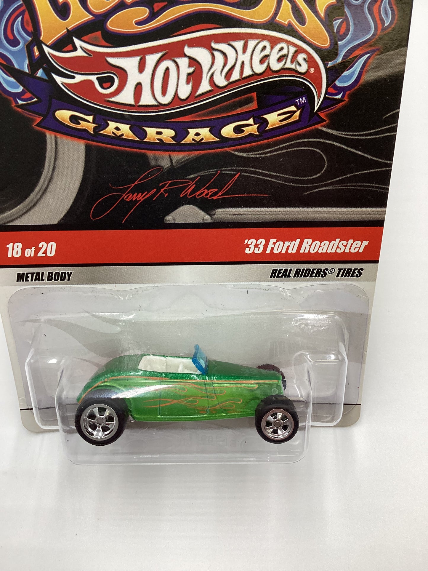 Hot Wheels Larrys garage 18/20 33 Ford Roadster Green 245P