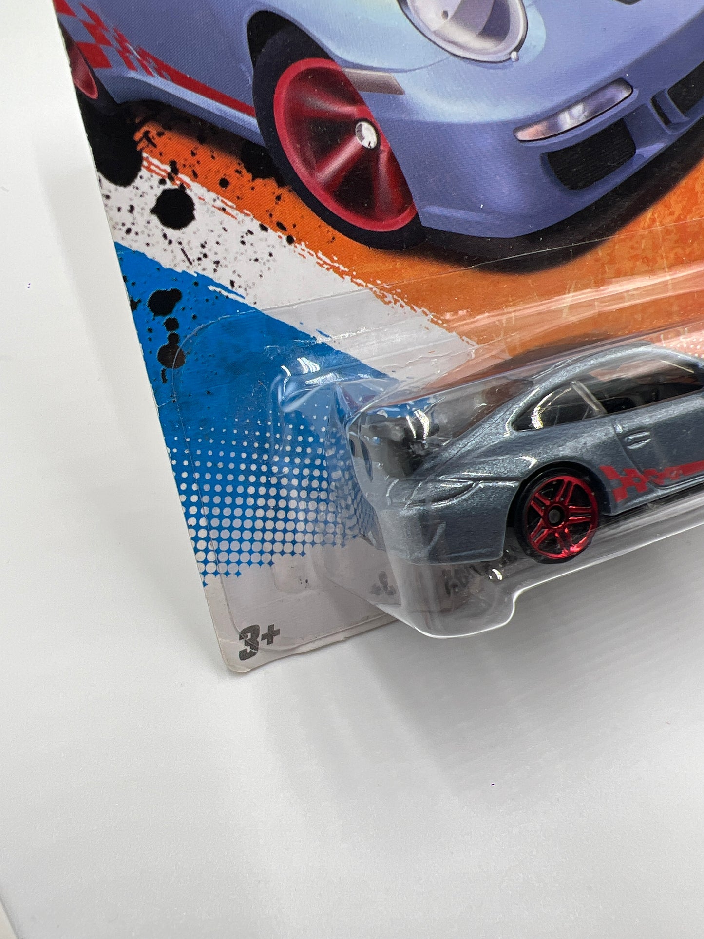 2011 Hot Wheels New Models #36 Porsche 911 GT3 RS Steel Blue Card Not Perfect SR