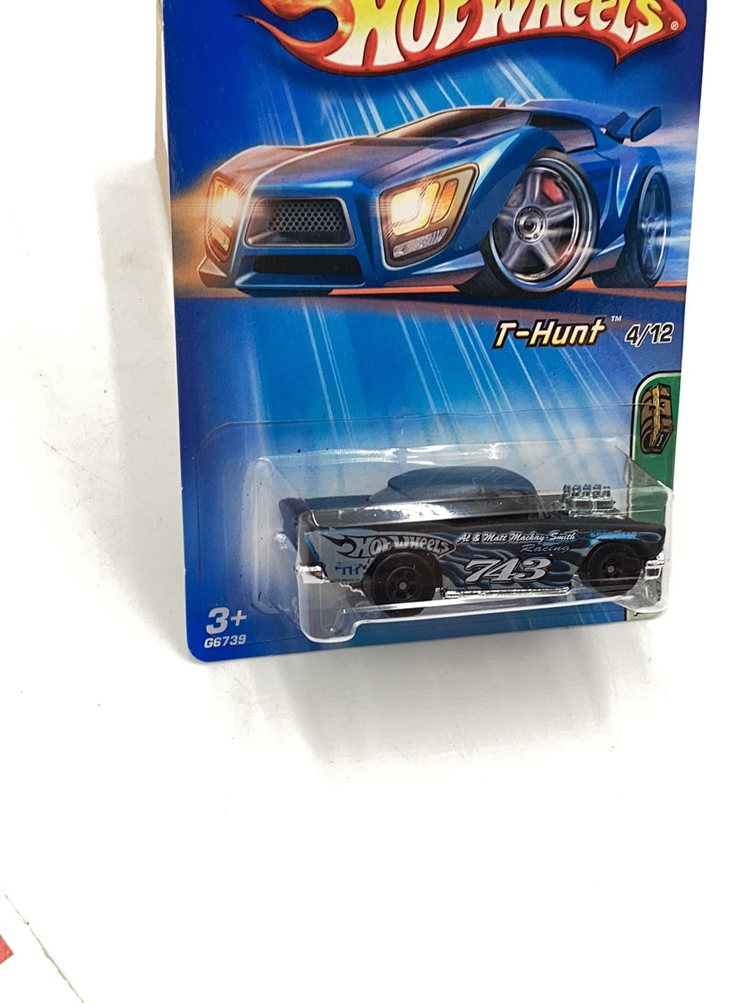 2005 Hot Wheels Treasure Hunt #124 1957 Chevy Black Wheels W/Protector 67D