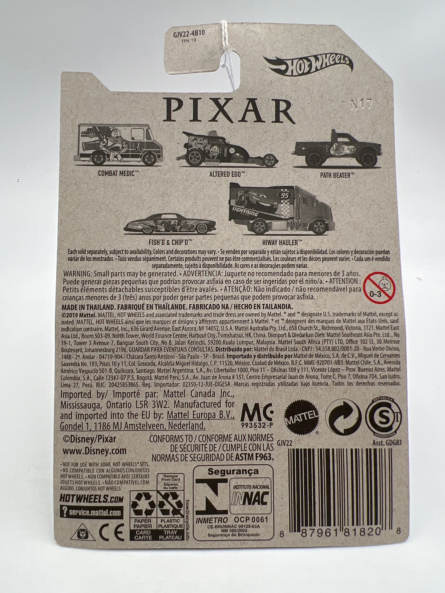 2020 Hot Wheels Disney Pixar #1 Toy Story Combat Medic