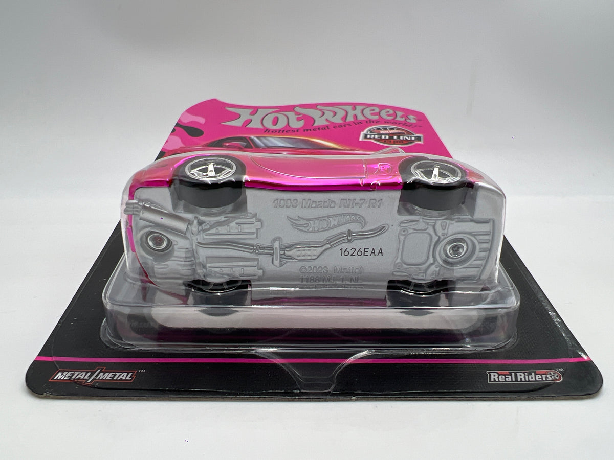 2026 Hot Wheels RLC Club Exclusive 1993 Mazda RX-7 R1 Pink W/Protector