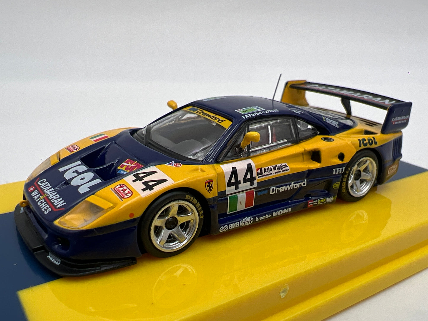 Tarmac Works x IXO Models Ferrari F40 GTE 24h Of Le Mans 1996