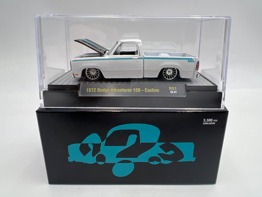 2026 M2 Machines R01 Blind Box 1972 Dodge Adventurer 150 Custom White W/Box