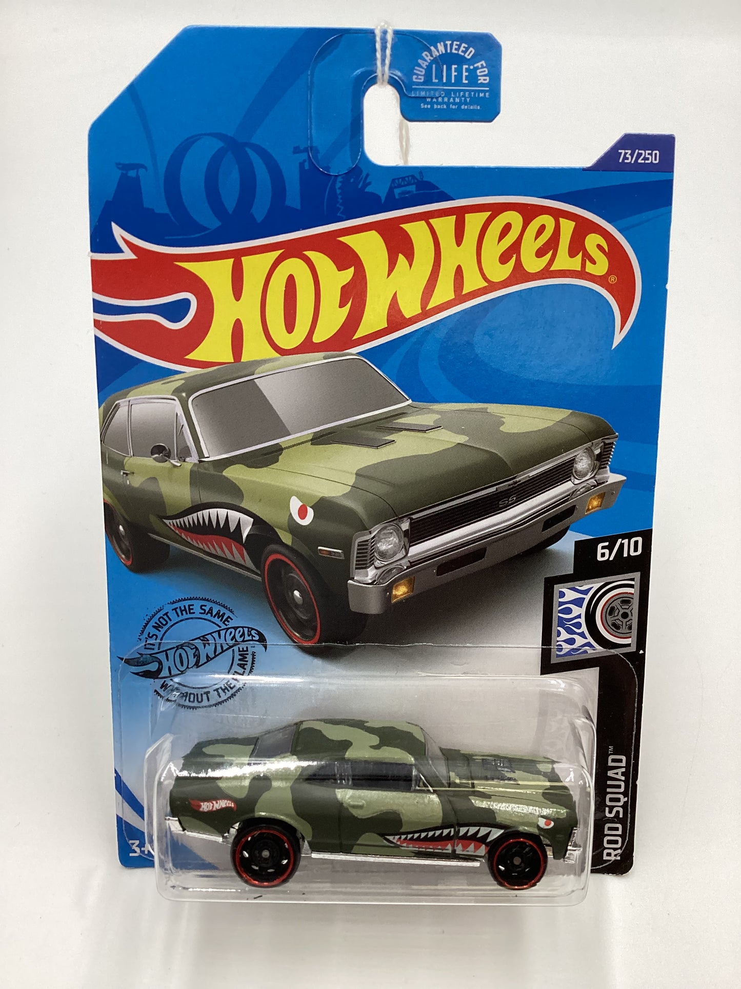 2020 Hot Wheels #73 68 Chevy Nova Green 16D