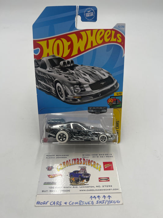 2024 Hot Wheels H Case #112 Zamac 006 Mustang Funny Car 146E