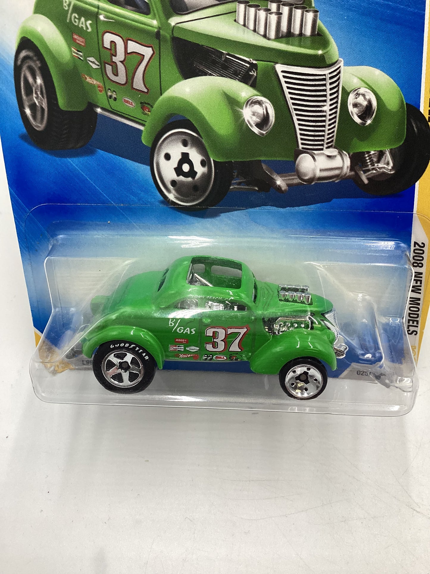 2008 Hot Wheels New Models #25 Pass N Gasser Green 56E