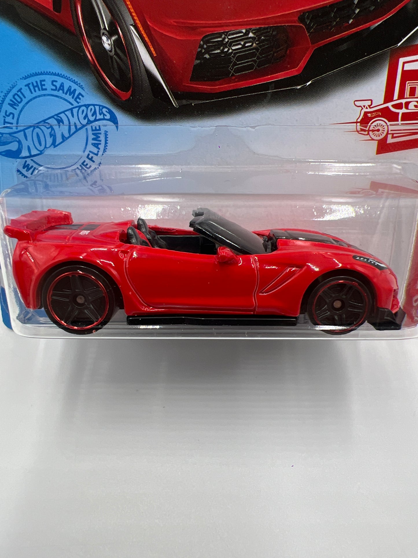 2021 Hot Wheels Target Exclusive Red Edition #134 19 Corvette ZR1 Convertible Red 146C