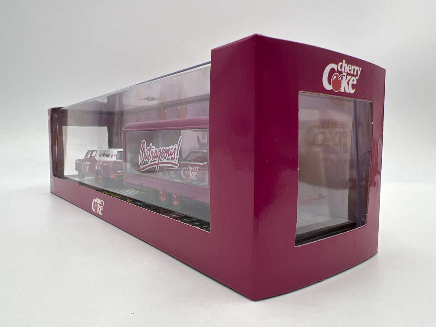 M2 Machines Auto Haulers CHASE Cherry Coke 1973 Chevrolet Cheyenne Super 30 & 1969 Camaro Z/28 Funny Car TW30