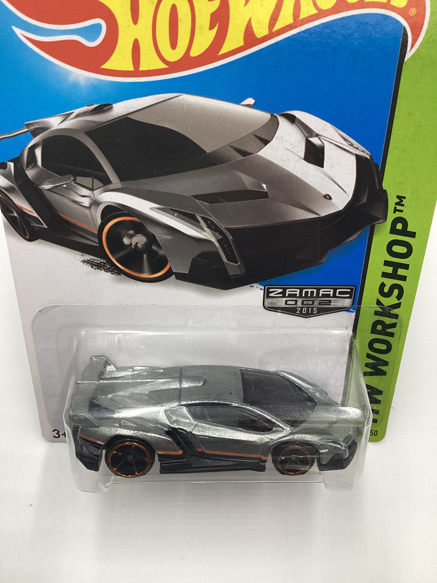 2015 Hot Wheels Zamac 002 #189 Lamborghini Veneno 148D