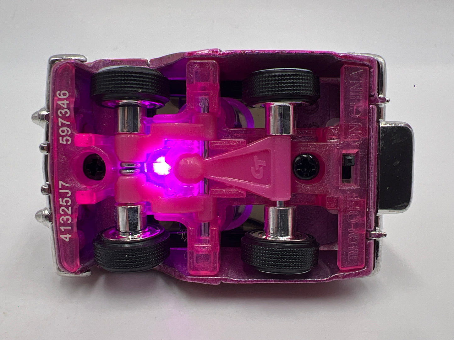 MGA Car Tuned Series 1 Show Glow Lowriders #2 59 Chevy Impala Pink