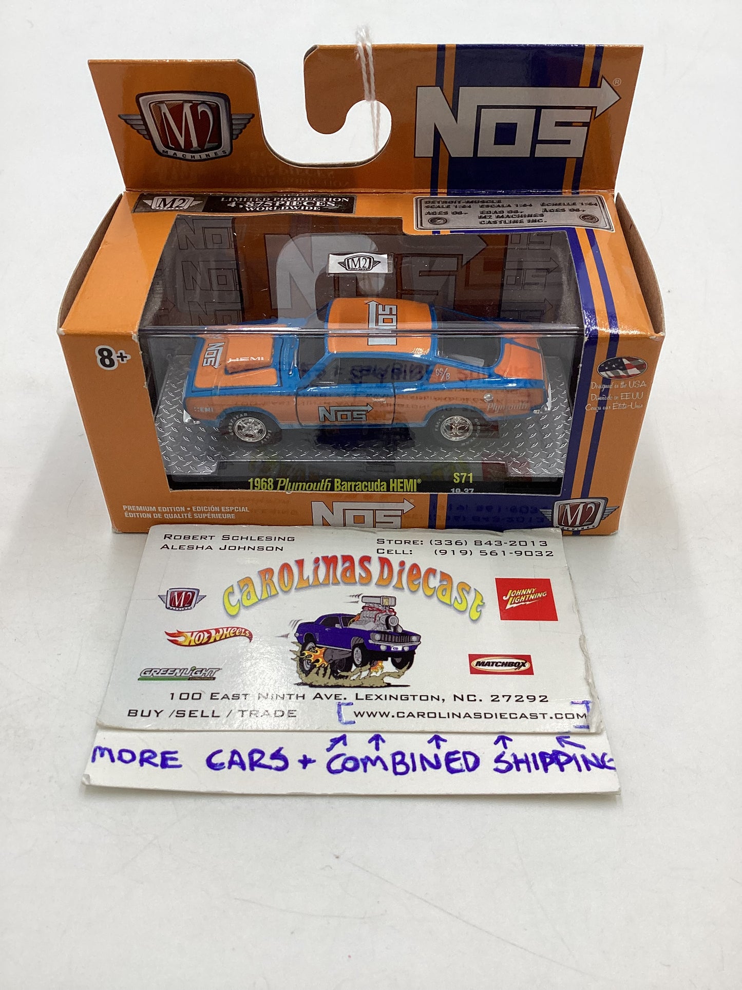 M2 Machines 1968 Plymouth Barracuda Hemi NOS