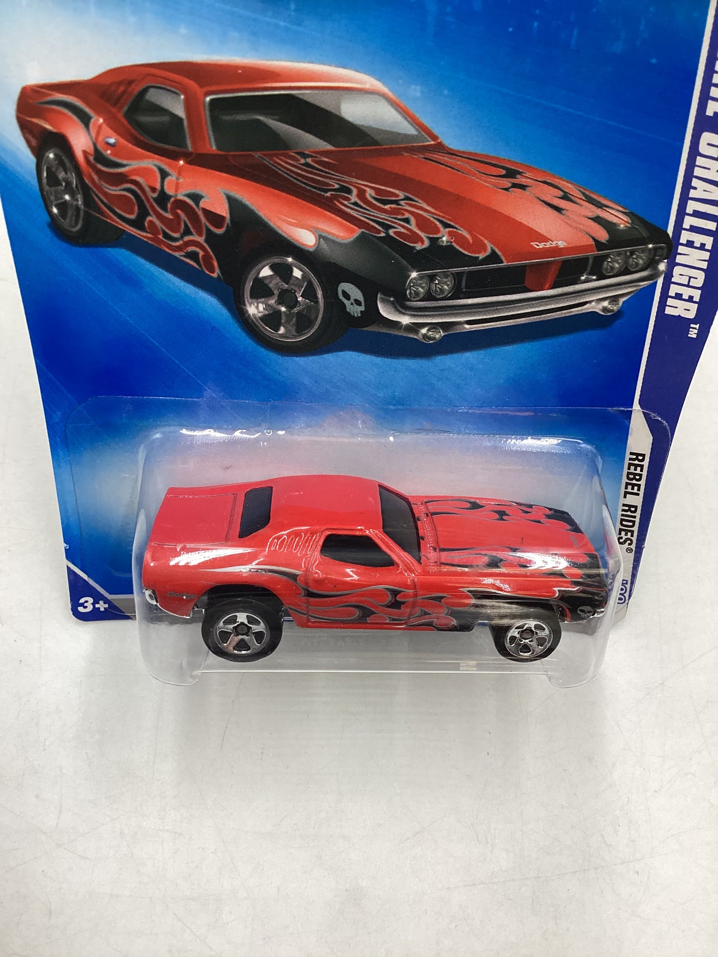 2009 Hot Wheels #145 Dixie Challenger Red 45D