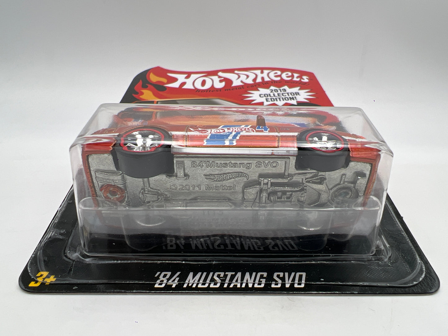 2019 Hot Wheels RLC Mail In #4 84 Mustang SVO Orange W/Protector