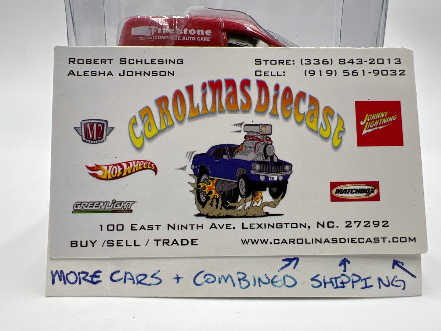 Matchbox Superfast 40th Anniversary #10 Volkswagen Caddy Firestone Black/Red