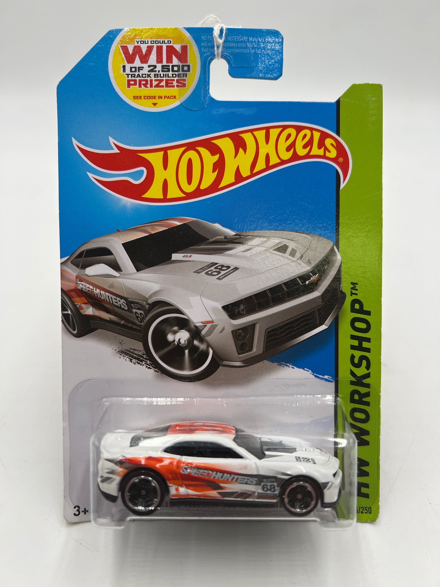 2014 Hot Wheels Workshop #246 12 Camaro ZL1 Concept White 7H