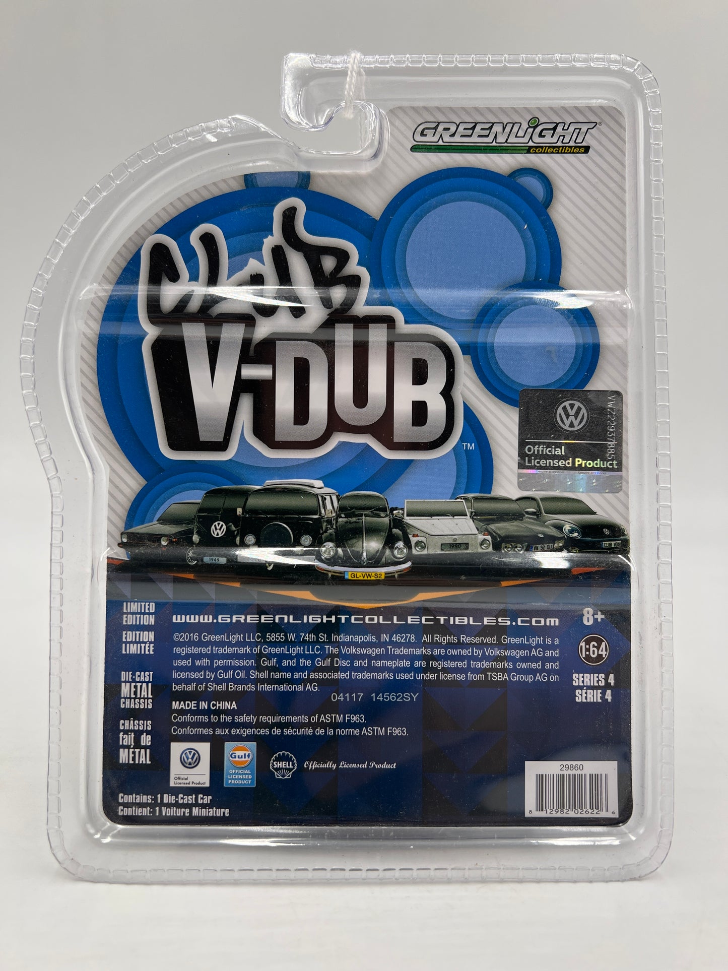 Greenlight Club V-Dub Series 4 1968 Volkswagen Type 2 T2 Westfalia Campmobile 179G