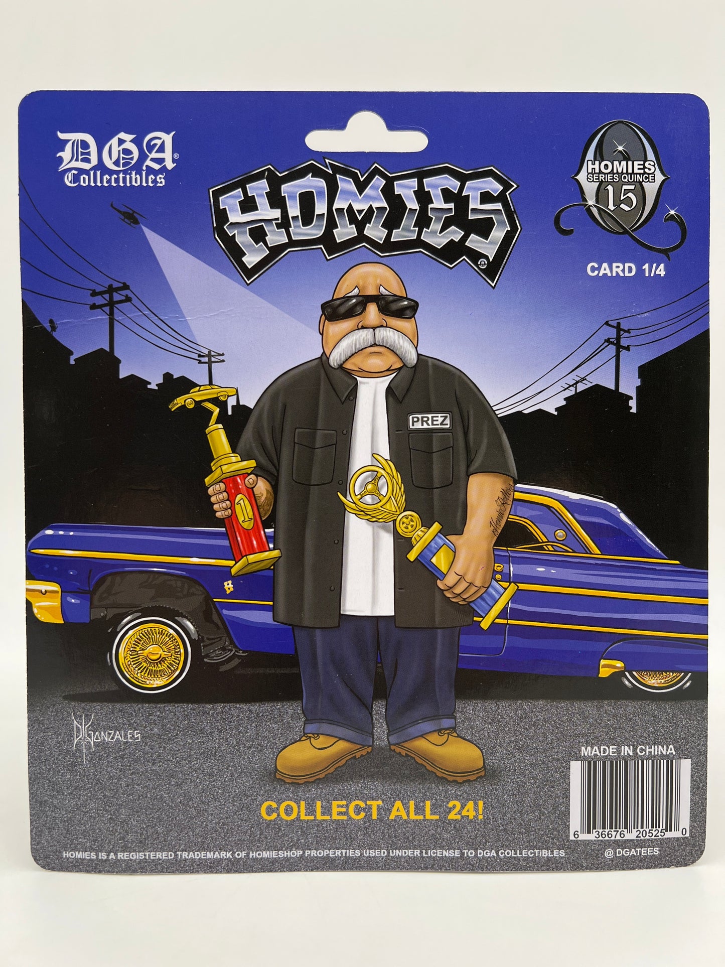 DGA Collectibles Homies Series 15 Card 1/4