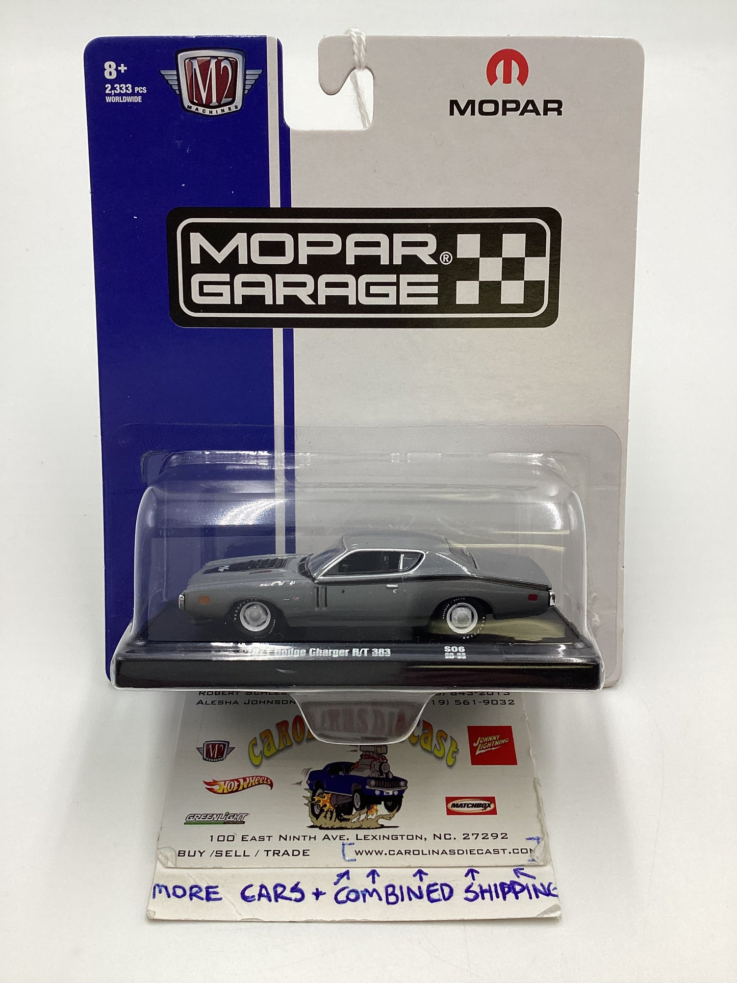 M2 Machines Auto-drivers Mopar Garage 1971 Dodge Charger R/T 383 S06 193A