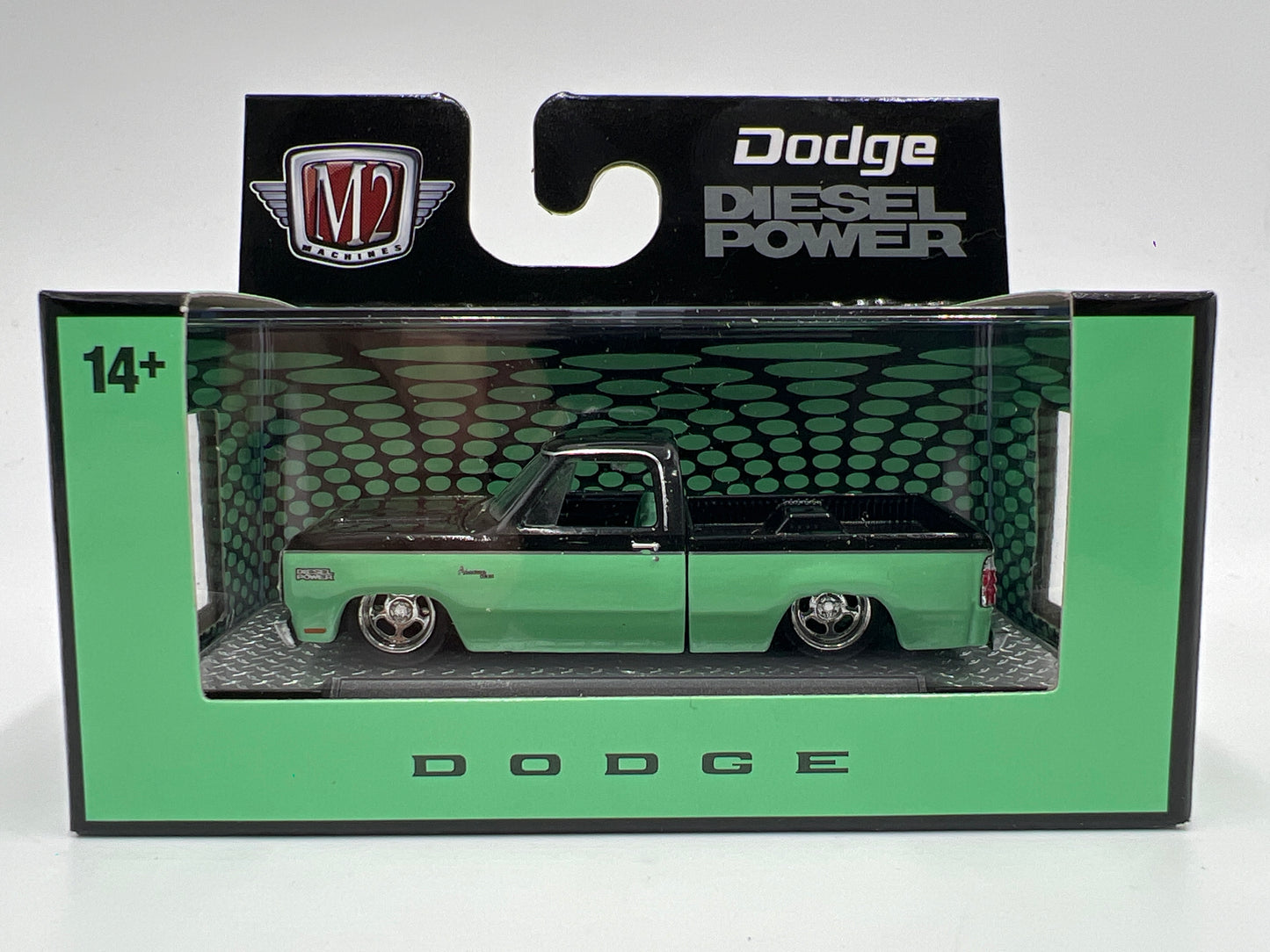 M2 Machines Target Exclusive 1978 Dodge Adventurer 150 Diesel Black/Green S142