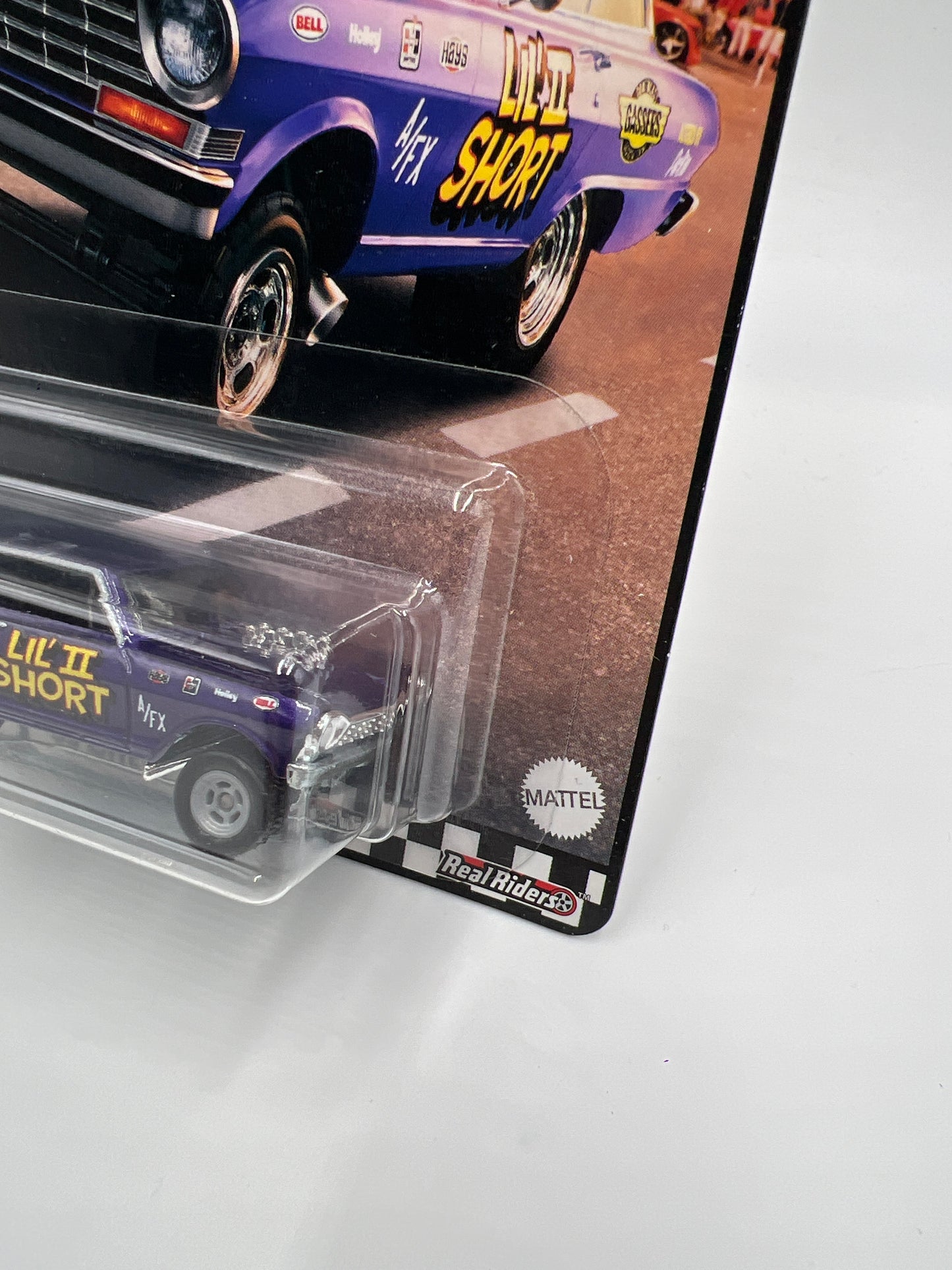 Hot Wheels Premium Boulevard #21 63 Chevy Nova Purple 259A