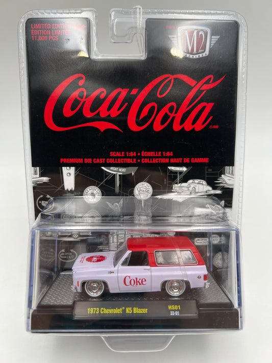 M2 Machines HS01 Hobby Exclusive Coca Cola 1973 Chevrolet K5 Blazer White/Red 203E