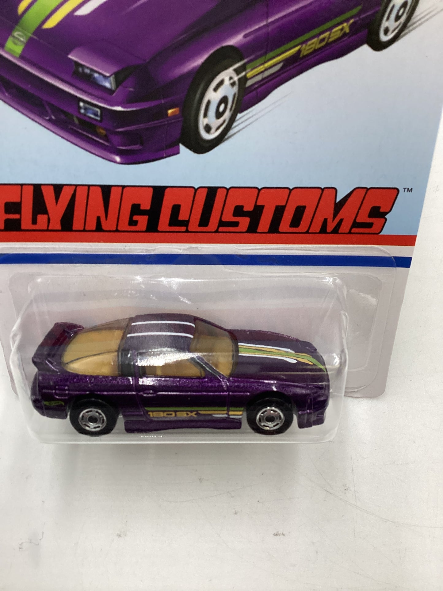 Hot Wheels Target Exclusive Flying Customs 96 Nissan 180SX Type X Purple