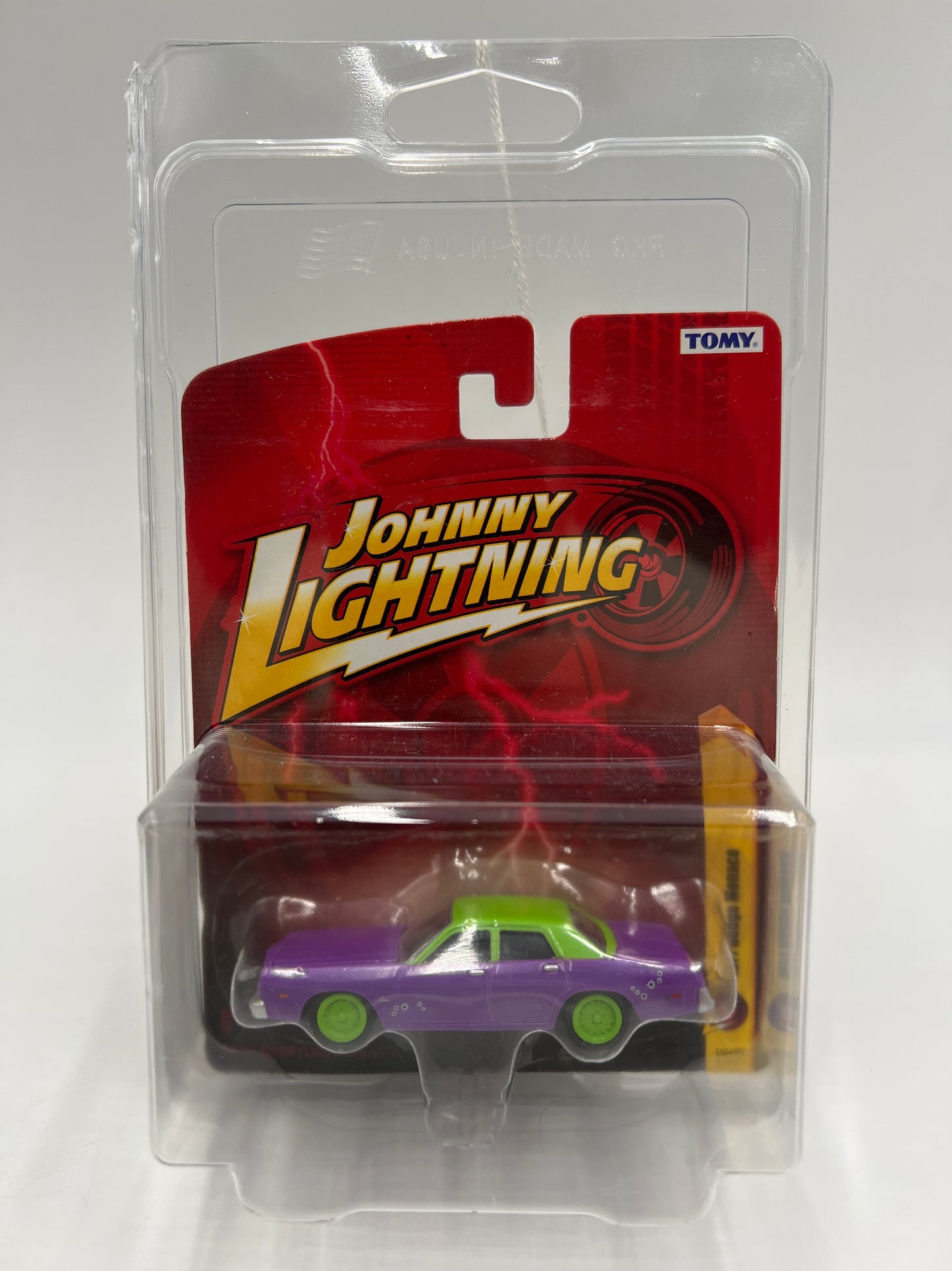 Johnny Lightning Small Card 1977 Dodge Monaco Joker Goon W/Protector 1