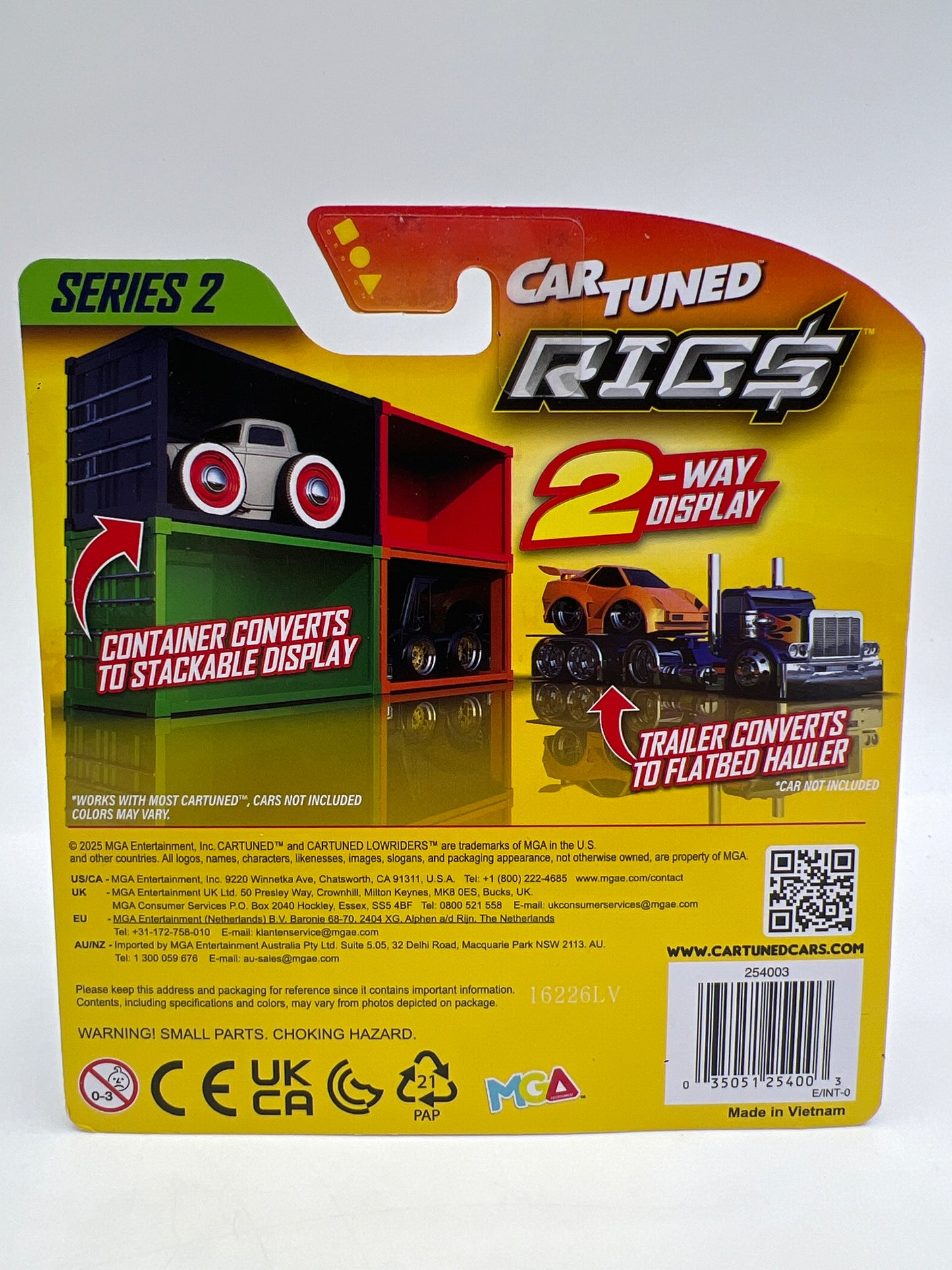 MGA Car Tuned Rigs Series 2 #1 Cool COE Black Container