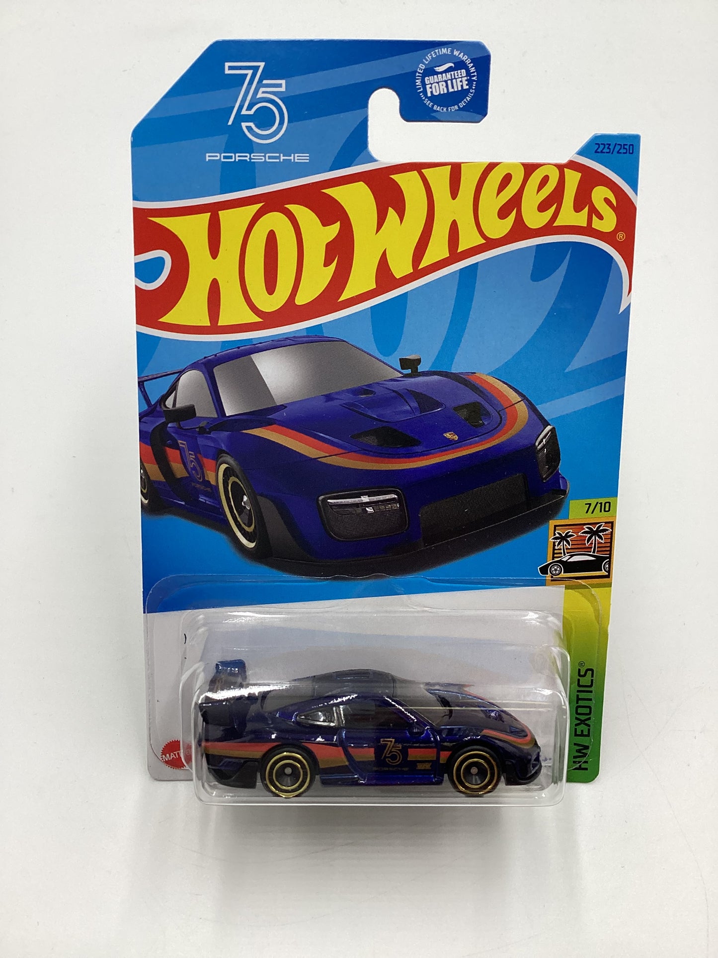 2023 Hot Wheels Super Treasure Hunt #223 Porsche 935 Blue W/ Protector