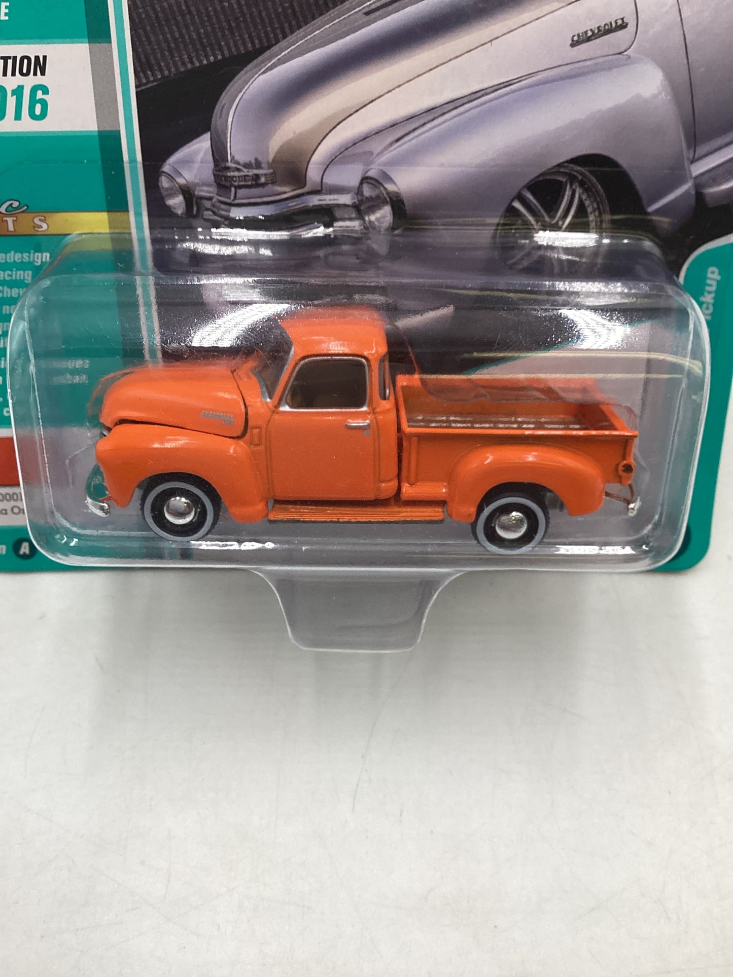 Johnny Lightning Classic Gold Collection Chevrolet Orange 1950 Chevy 3100 Pickup 227F