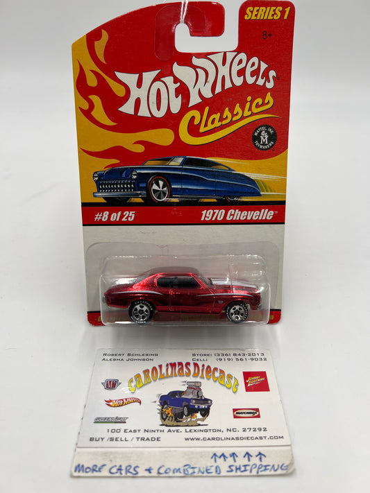 Hot Wheels Classics Series 1 #8 1970 Chevelle SS Red