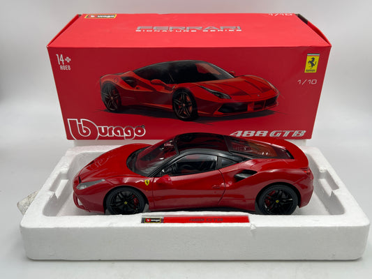 Bburago 1/18 Scale Signature Series Ferrari 488 GTB Red