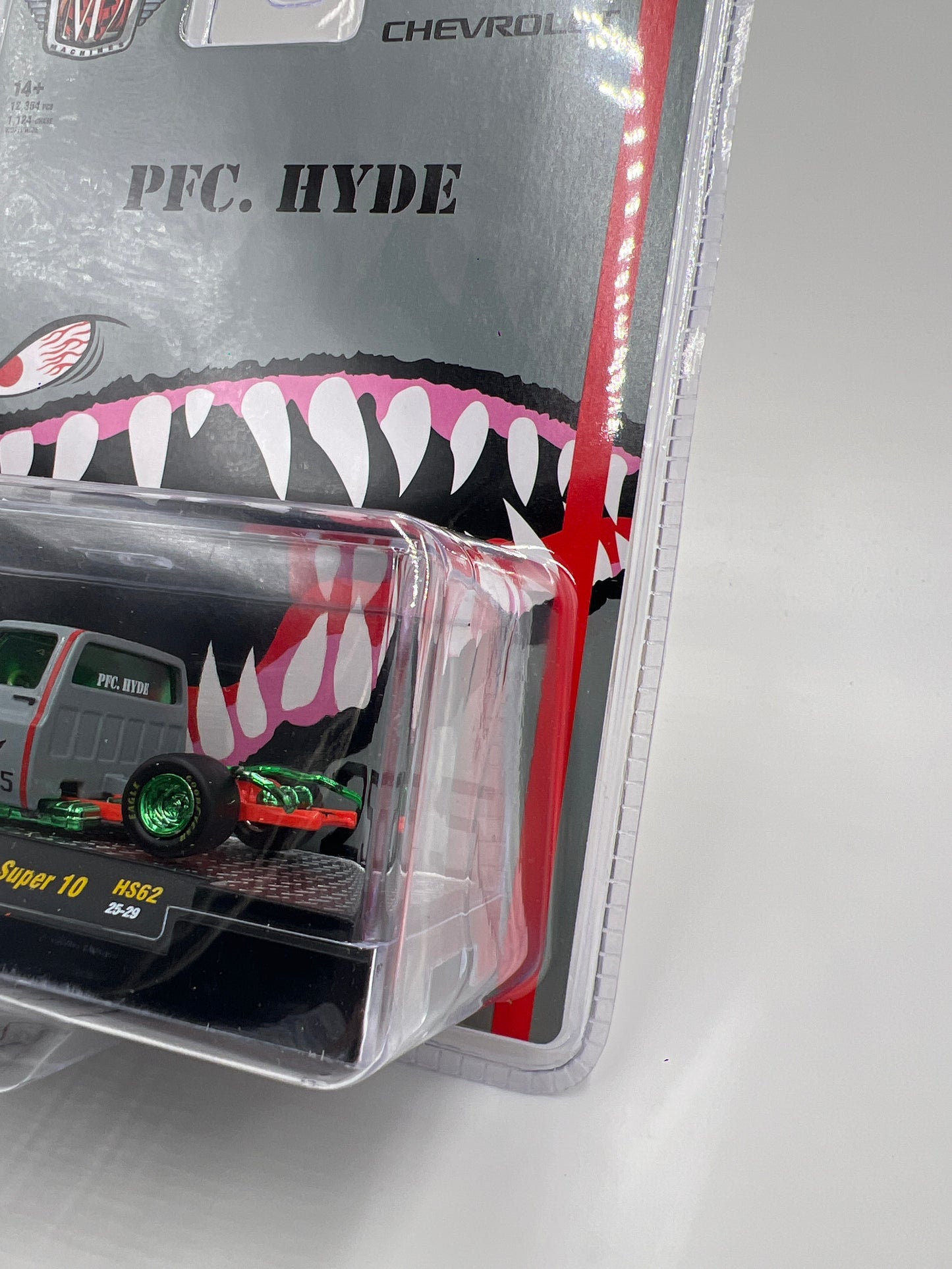 2025 M2 Machines Hobby Exclusive CHASE PFC Hyde 1973 Chevrolet Cheyenne Super 10 Gray HS62