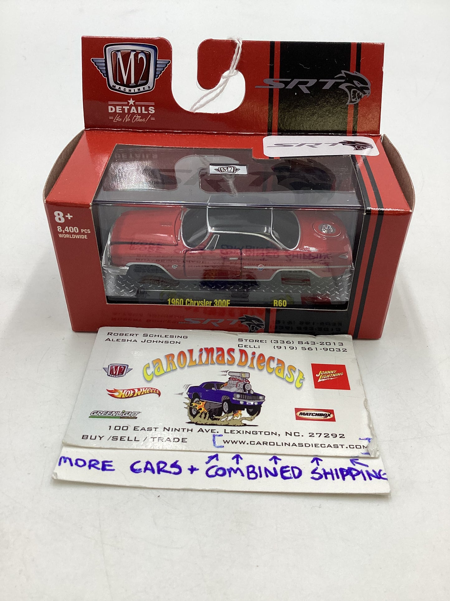 M2 Machines SRT 1960 Chrysler 300F R60 Red