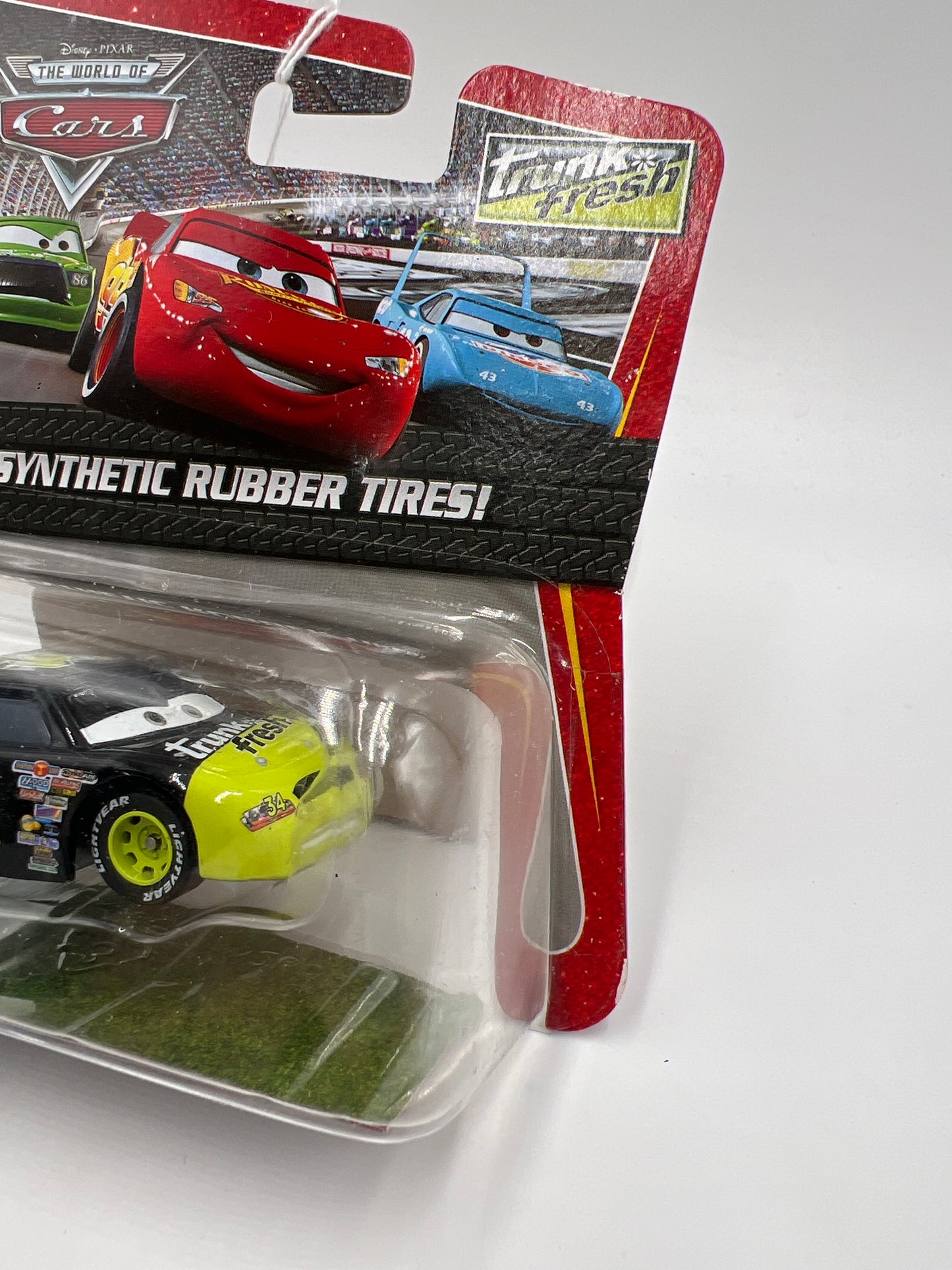 Disney Pixar The World Of Cars Rubber Tires Trunk Fresh No 34 141i