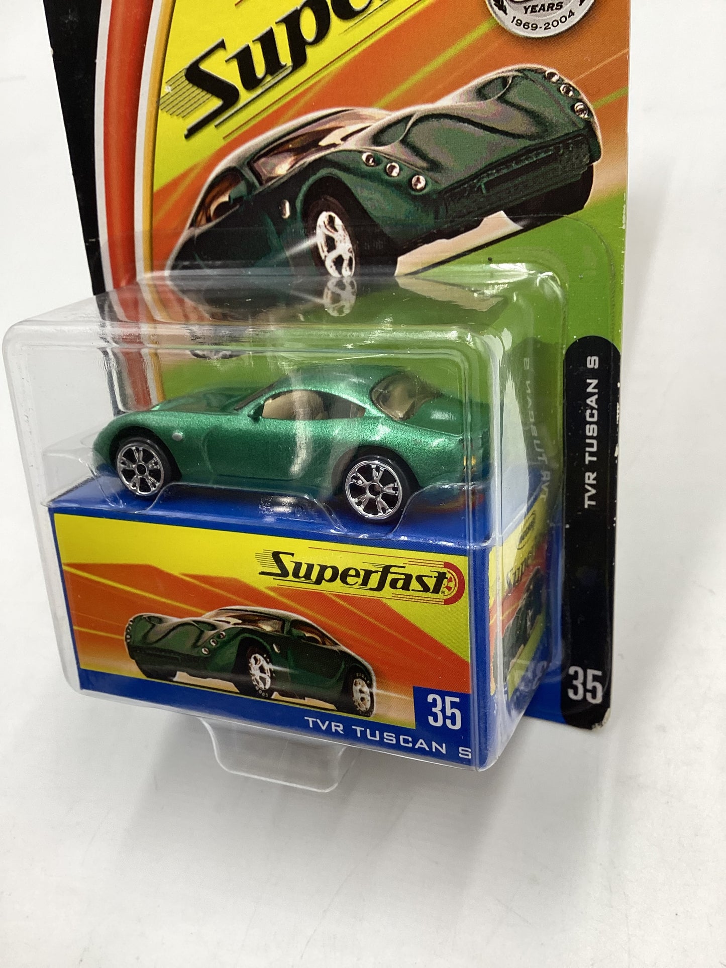 Matchbox 2004 Superfast #35 TVR Tuscan S green 169C