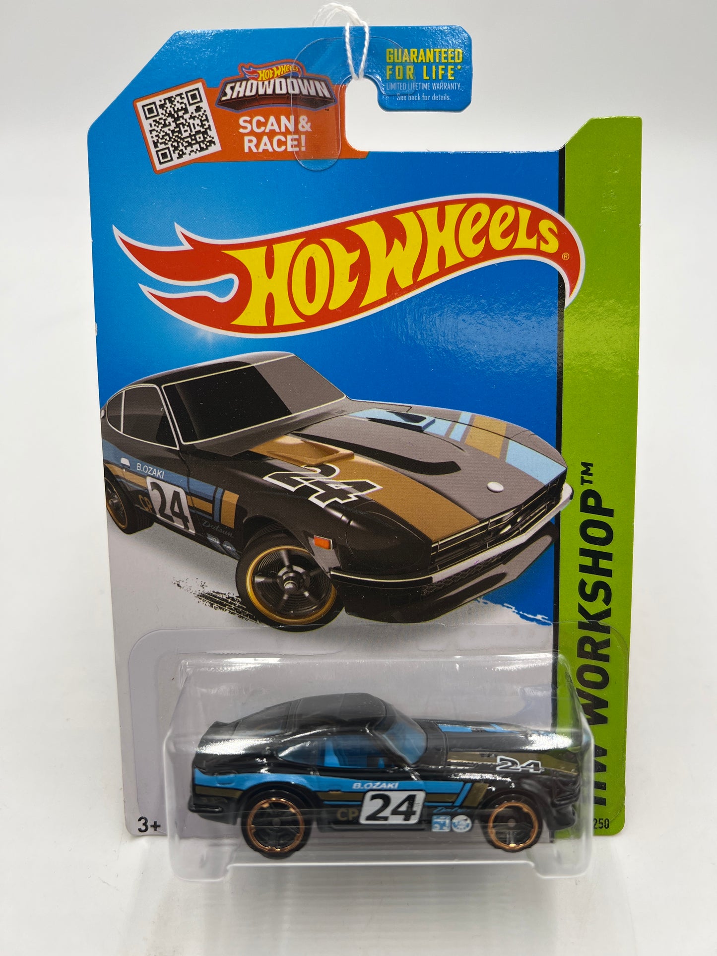 2015 Hot Wheels Workshop #243 Datsun 240Z Black 87F