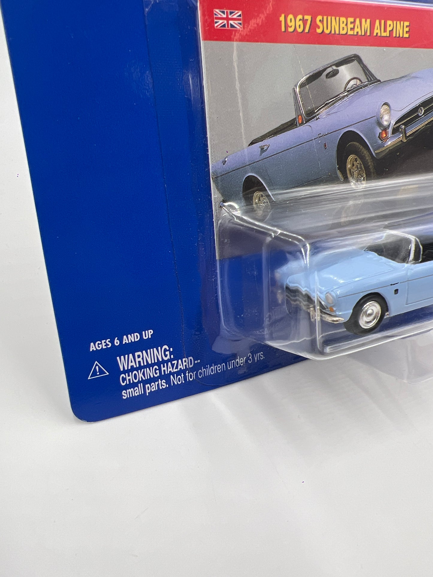 Johnny Lightning British Invasion 1967 Sunbeam Alpine Light Blue 218G