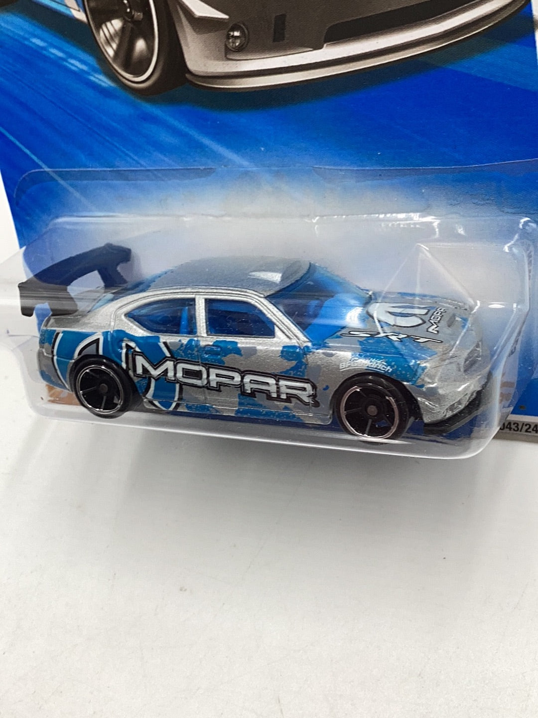 2010 Hot Wheels #43 Dodge Charger Drift Car silver 58E