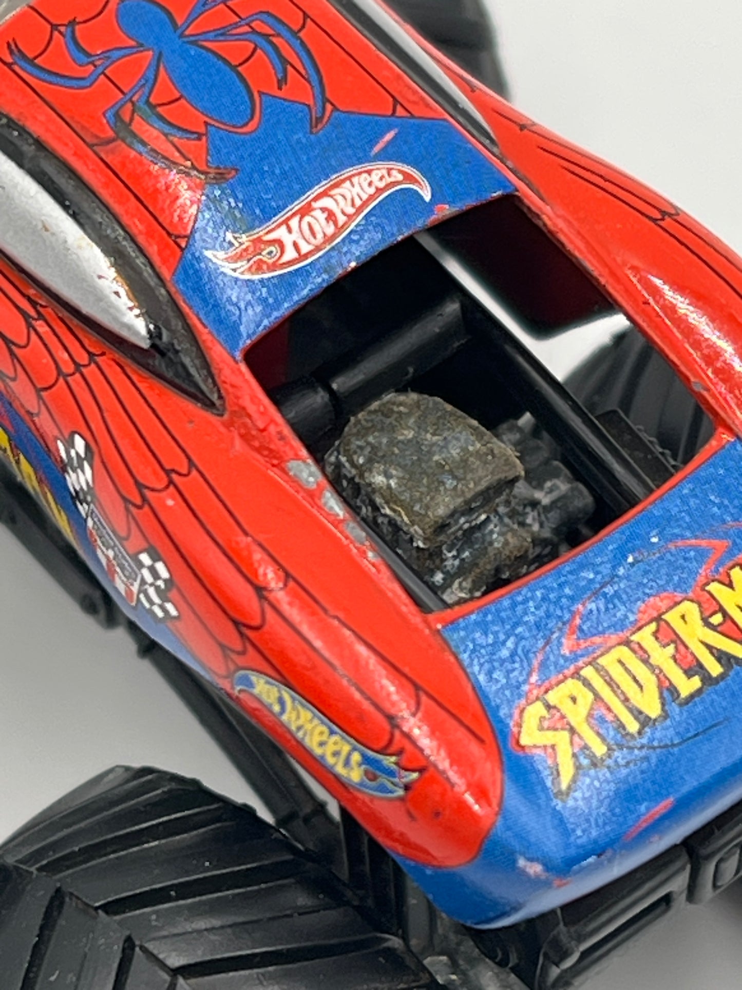 Hot Wheels 1:64 Monster Jam Small Wheel/Metal Base Spider-Man Loose