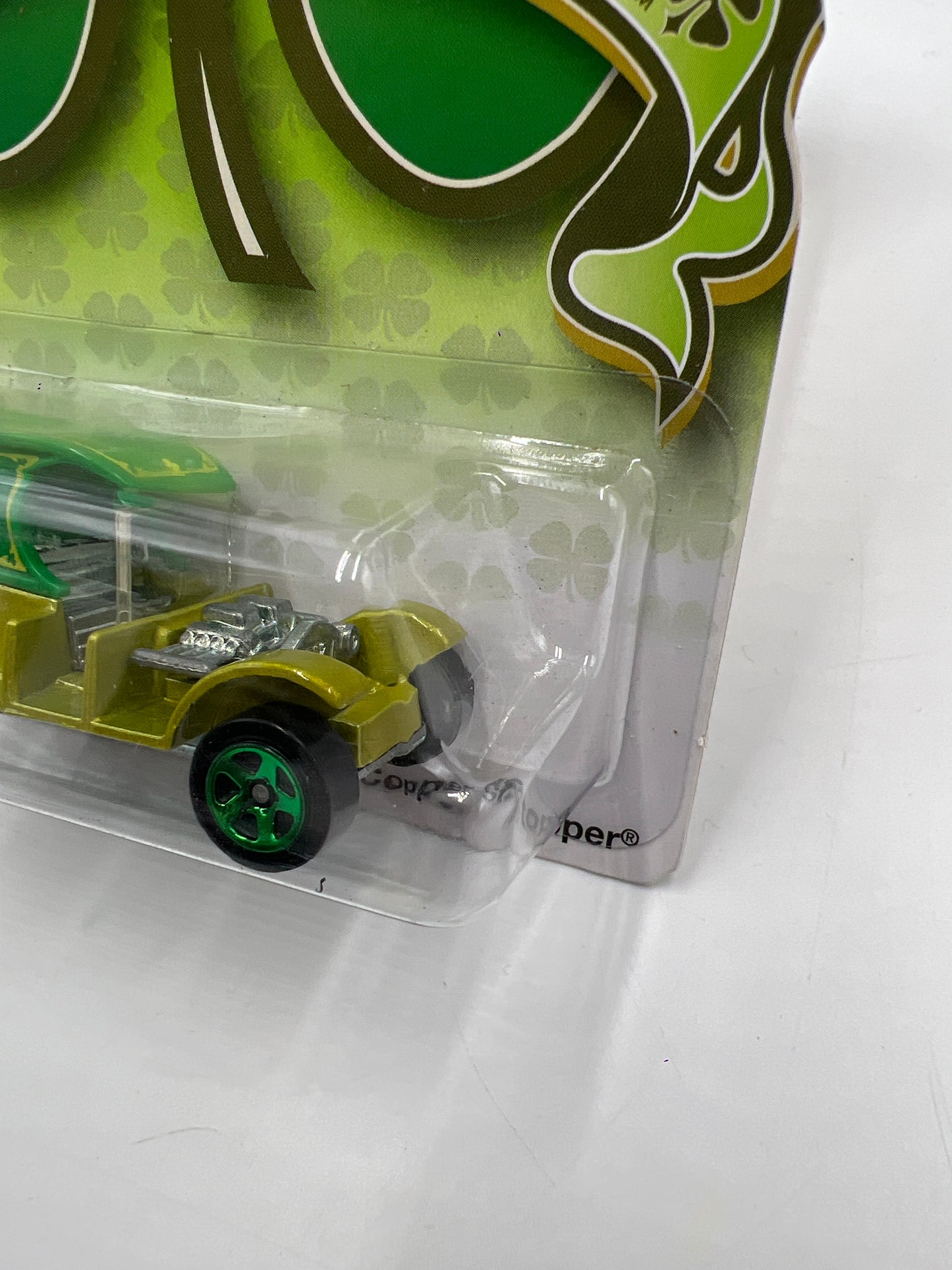 2009 Hot Wheels Clover Cars Copper Stopper Green 152i